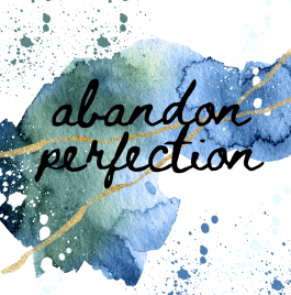 Abandon Perfection Sticker