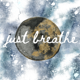 Just Breath Sticker